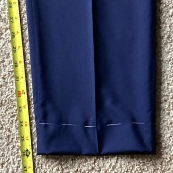 NWOT Brunello Cucinelli Men’s Navy Lightweight Wool Trousers Pants IT60 US 42-44 - Picture 13 of 16